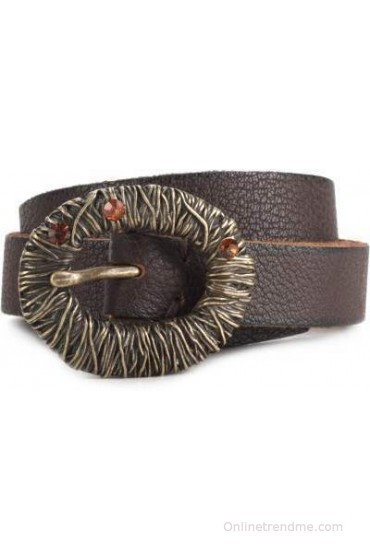 Fastrack Women Brown Metal, Genuine Leather Belt(Brown)